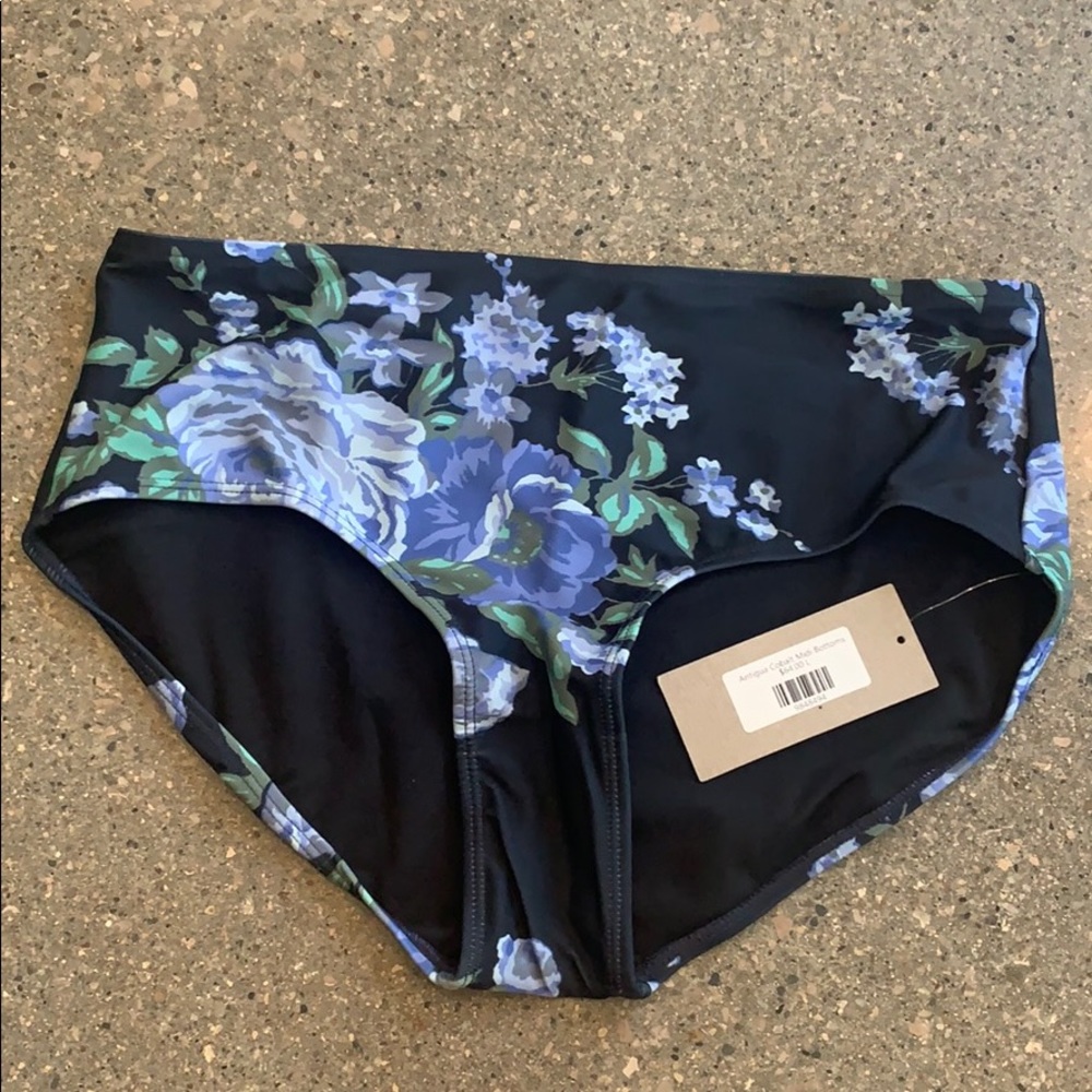 Antique Cobalt Midi Swimsuit Bottoms